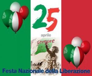 yapboz Kurtuluş Günü, İtalyan ulusal tatil 25 Nisan'da kutlanan